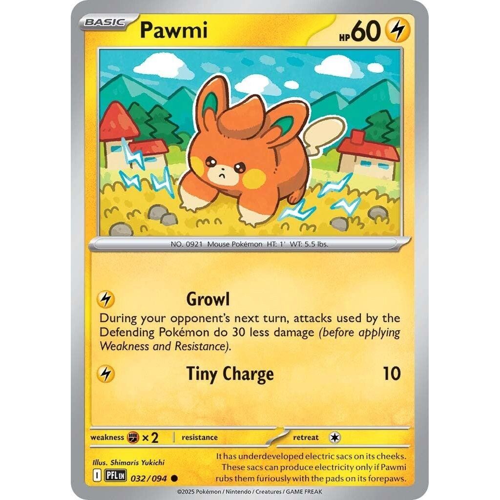 Image for Pawmi (032/094) (ME02: Phantasmal Flames) - Pokemon