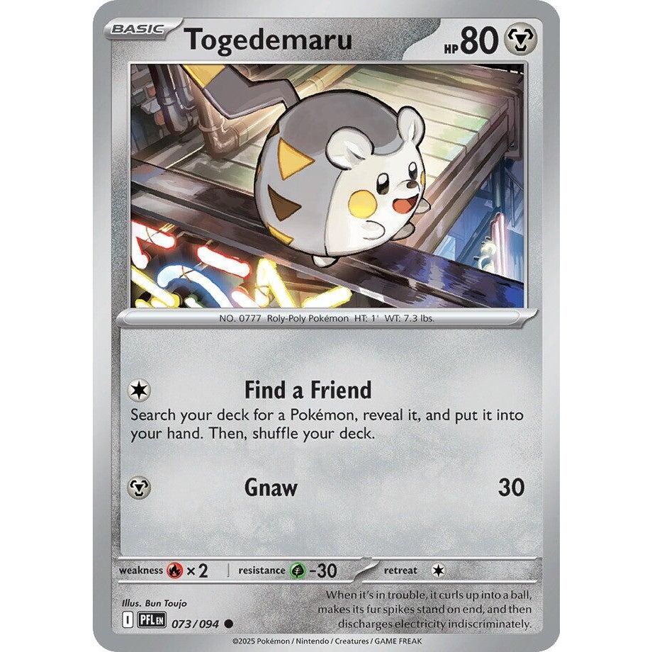 Image for Togedemaru (073/094) (ME02: Phantasmal Flames) - Pokemon