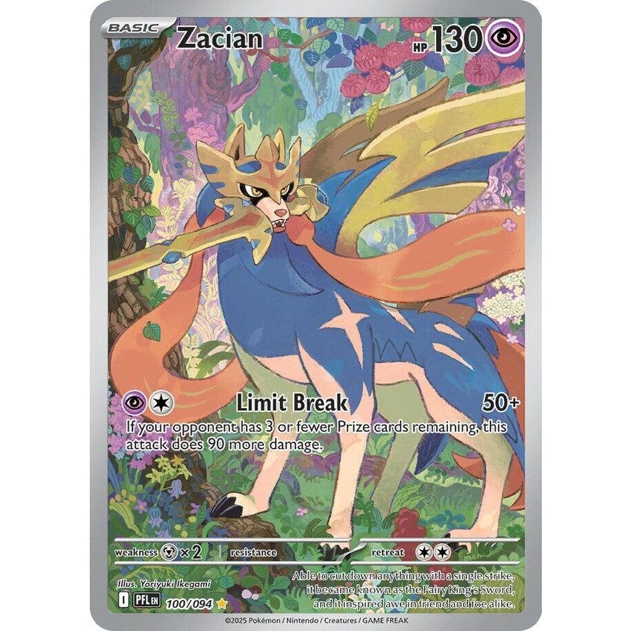 Image for Zacian (100/094) (ME02: Phantasmal Flames) - Pokemon