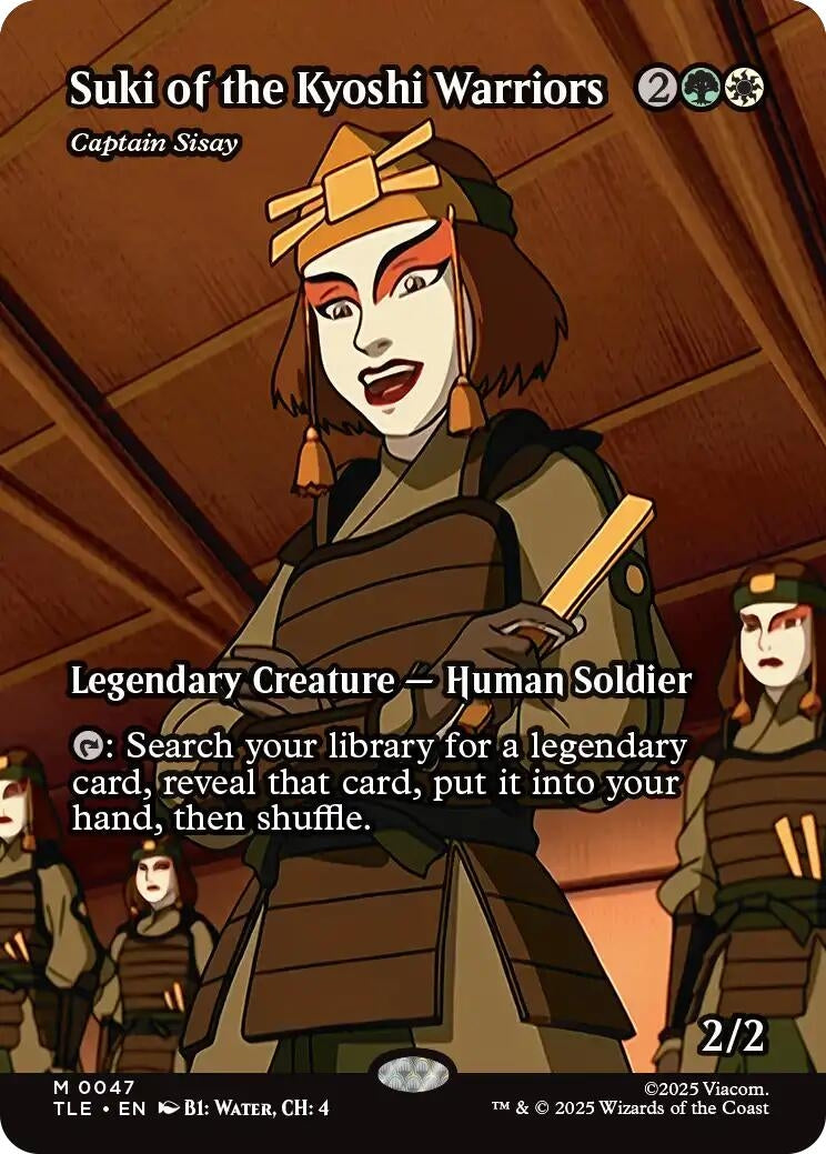 Suki of the Kyoshi Warriors - Captain Sisay (Borderless) (47) (Avatar: The Last Airbender: Eternal-Legal)