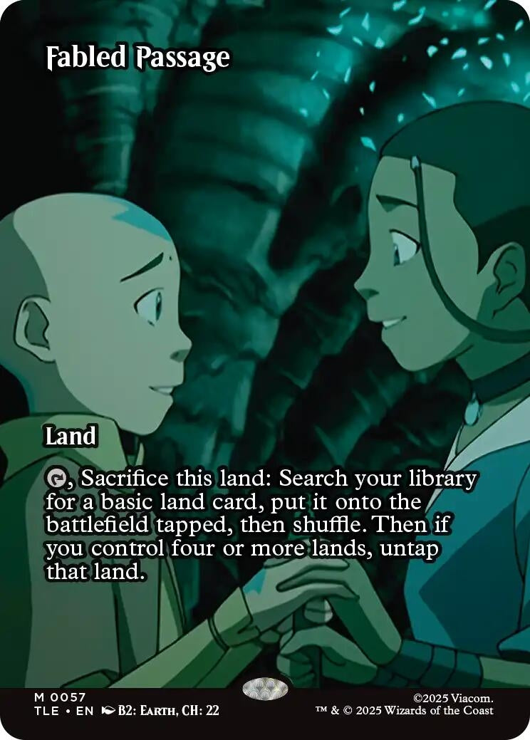 Fabled Passage (Borderless) (57) (Avatar: The Last Airbender: Eternal-Legal)