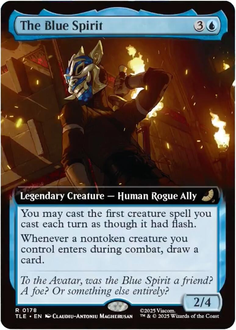 The Blue Spirit (Extended Art) (178) (Avatar: The Last Airbender: Eternal-Legal) - PokeBox USA