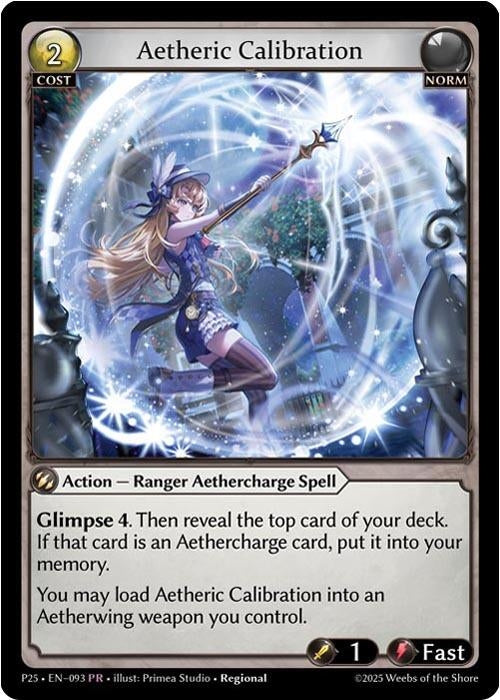 Image for Aetheric Calibration (093) (Promotional Cards) (P) - Grand Archive TCG