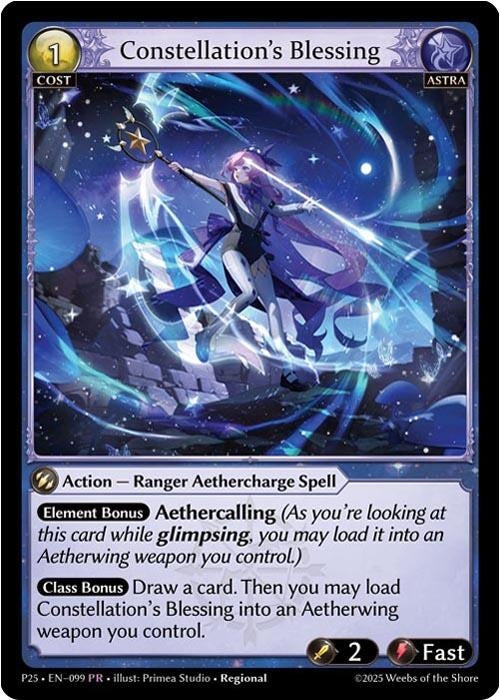 Image for Constellation's Blessing (099) (Promotional Cards) (P) - Grand Archive TCG