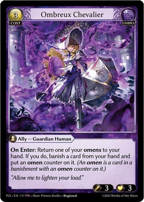 Image for Ombreux Chevalier (117) (Promotional Cards) (P) - Grand Archive TCG