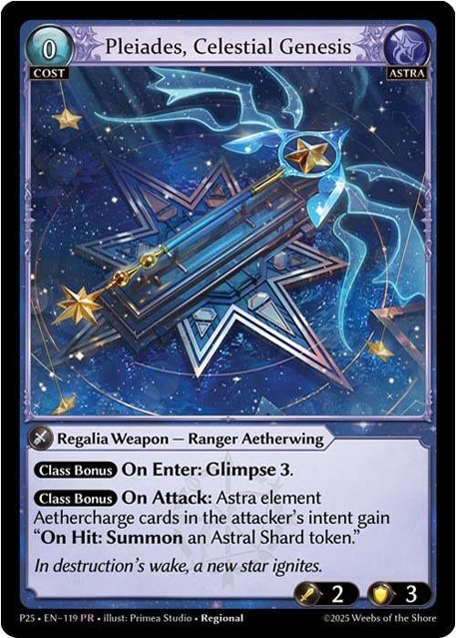 Image for Pleiades, Celestial Genesis (119) (Promotional Cards) (P) - Grand Archive TCG