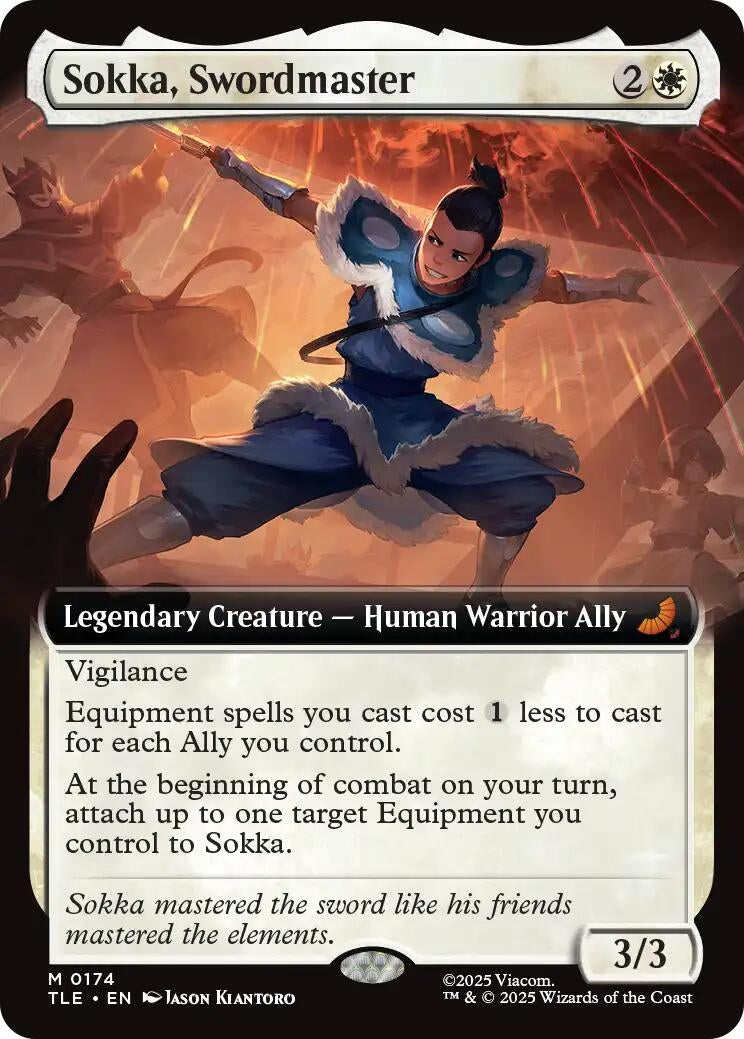 Sokka, Swordmaster (Extended Art) (174) (Avatar: The Last Airbender: Eternal-Legal)