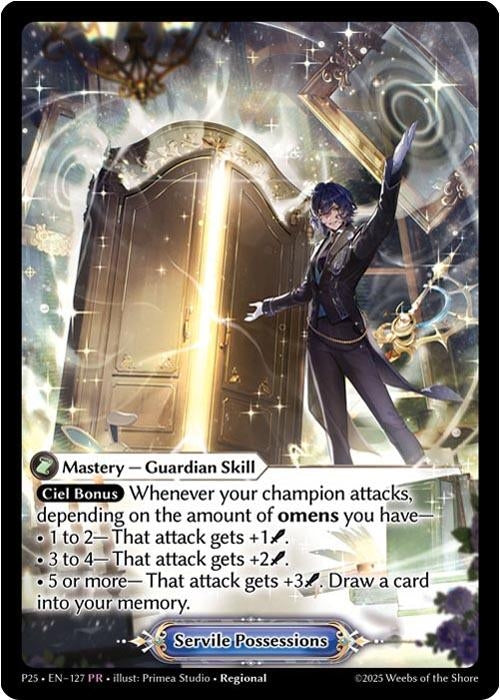 Image for Servile Possessions (127) (Promotional Cards) (P) - Grand Archive TCG