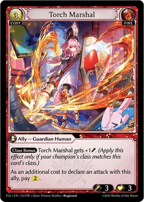 Image for Torch Marshal (133) (Promotional Cards) (P) - Grand Archive TCG