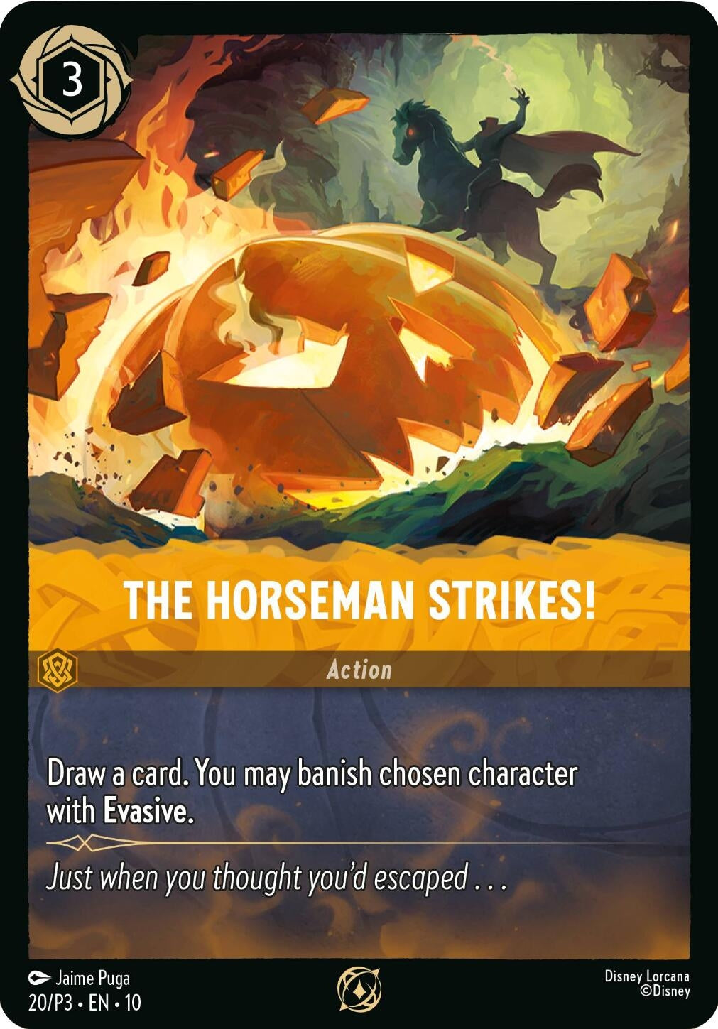 Image for The Horseman Strikes! (20) (Disney Lorcana Promo Cards) (DLPC) - Disney Lorcana