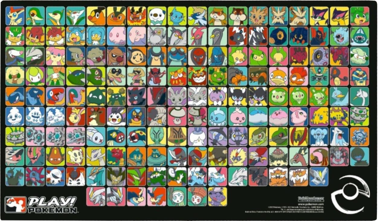 Image for Play! Pokemon Professor Program Unova Playmat - Black - Playmats