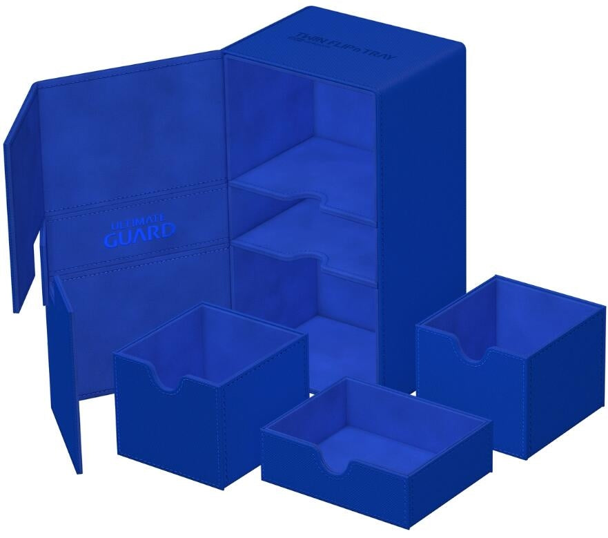 Image for Twin Flip`n`Tray - Blue (Holds 200+) - Deck Boxes