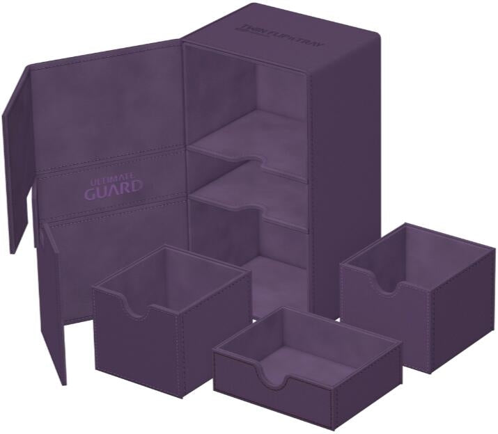 Image for Twin Flip`n`Tray - Purple (Holds 200+) - Deck Boxes