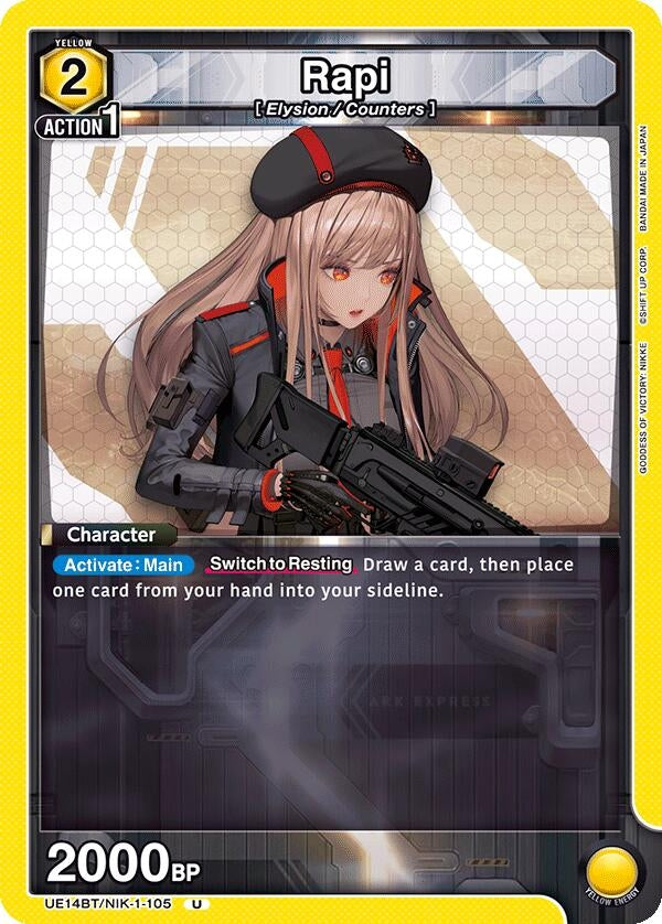 Image for Rapi (105) (UE14BT/NIK-1-105) (UE14BT: GODDESS OF VICTORY: NIKKE) (UE14BT) - Union Arena