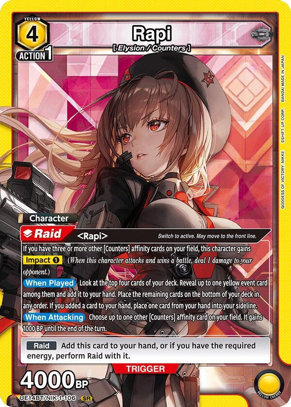 Image for Rapi (106) (UE14BT/NIK-1-106) (UE14BT: GODDESS OF VICTORY: NIKKE) (UE14BT) - Union Arena