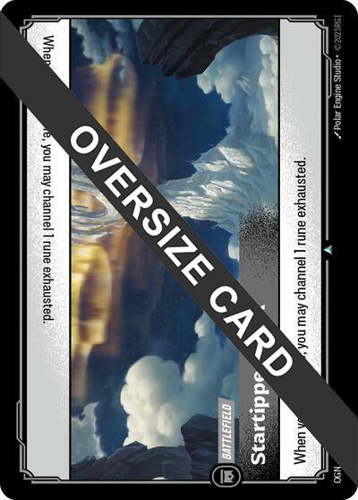 Image for Startipped Peak (Oversized) (288/298) (Origins: Proving Grounds) (OGS) - Riftbound: League of Legends Trading Card Game