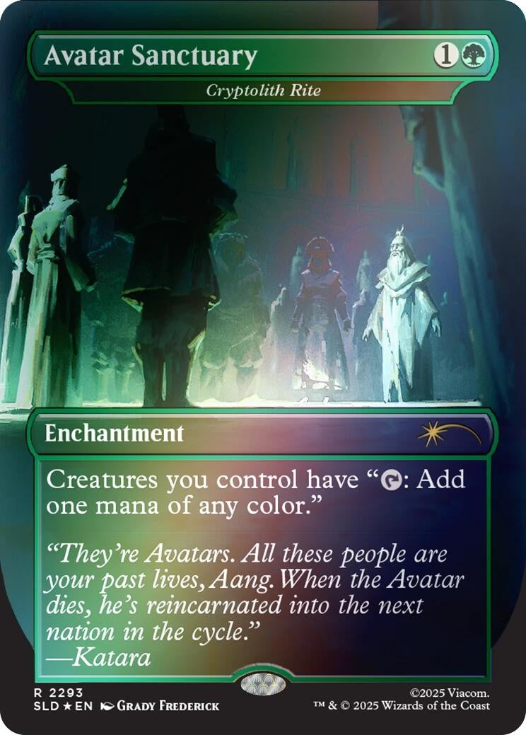 Avatar Sanctuary - Cryptolith Rite (Rainbow Foil) (2293) (Secret Lair Drop Series)