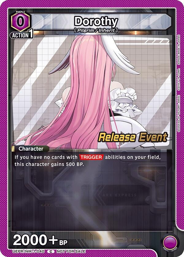Image for Dorothy (040) (UEPR/NIK-1-040) (UE14BT: GODDESS OF VICTORY: NIKKE Release Event Cards) (UE14BT_RE) - Union Arena