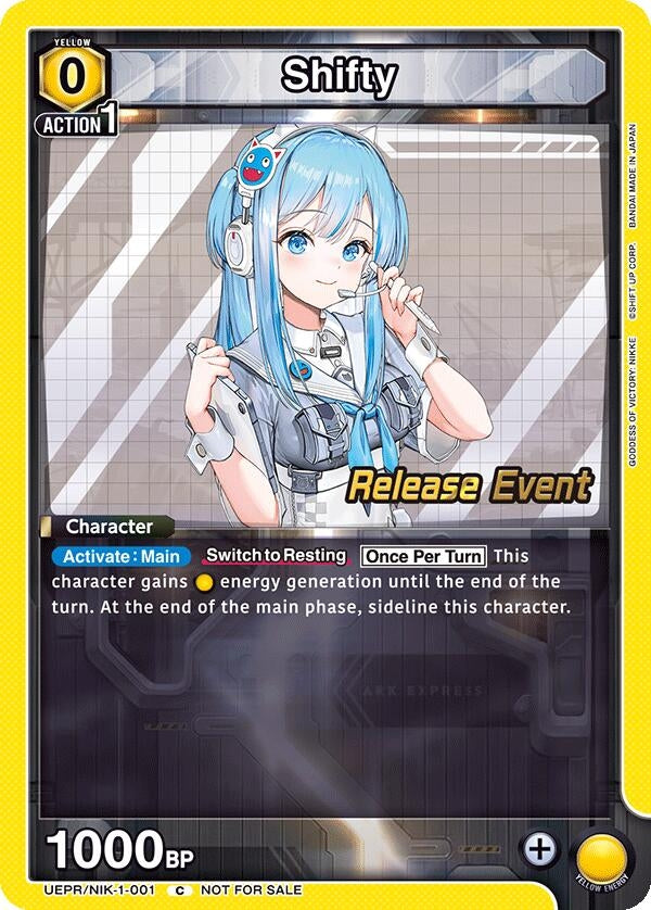 Image for Shifty (UEPR/NIK-1-001) (UE14BT: GODDESS OF VICTORY: NIKKE Release Event Cards) (UE14BT_RE) - Union Arena