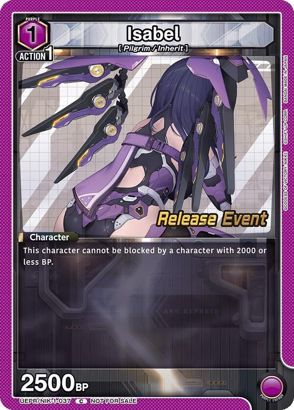 Image for Isabel (037) (UEPR/NIK-1-037) (UE14BT: GODDESS OF VICTORY: NIKKE Release Event Cards) (UE14BT_RE) - Union Arena