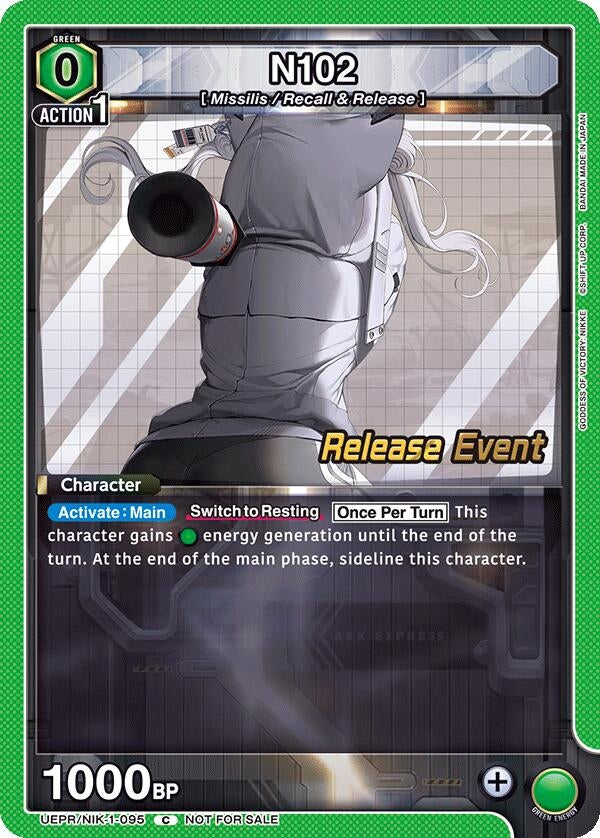 Image for N102 (UEPR/NIK-1-095) (UE14BT: GODDESS OF VICTORY: NIKKE Release Event Cards) (UE14BT_RE) - Union Arena