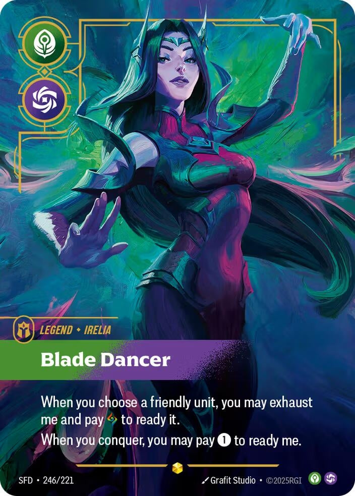 Image for Irelia - Blade Dancer (Overnumbered) (246/221) (Spiritforged) (SFD) - Riftbound: League of Legends Trading Card Game