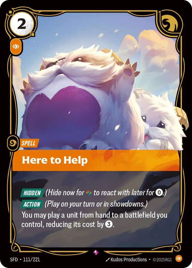 Here to Help (111/221) (Spiritforged) - PokeBox USA