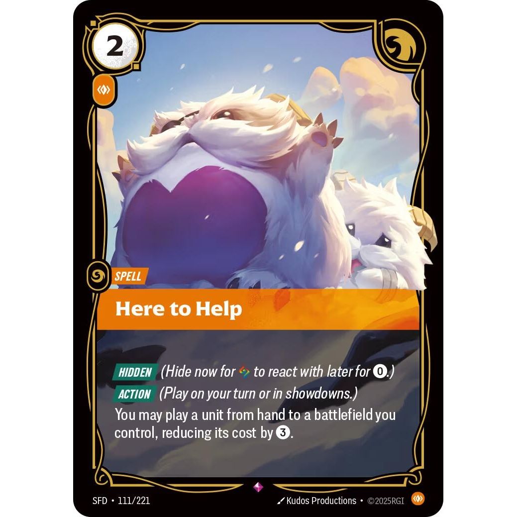 Here to Help (111/221) (Spiritforged) - PokeBox USA