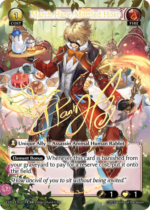 Image for March Hare, Mottled Host (CSR) (012) (Promotional Cards) (P) - Grand Archive TCG