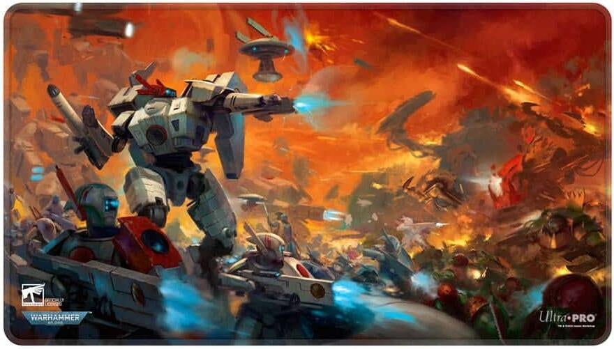Image for T'au Empire Codex Aligned Stitched Edge Playmat - Playmats