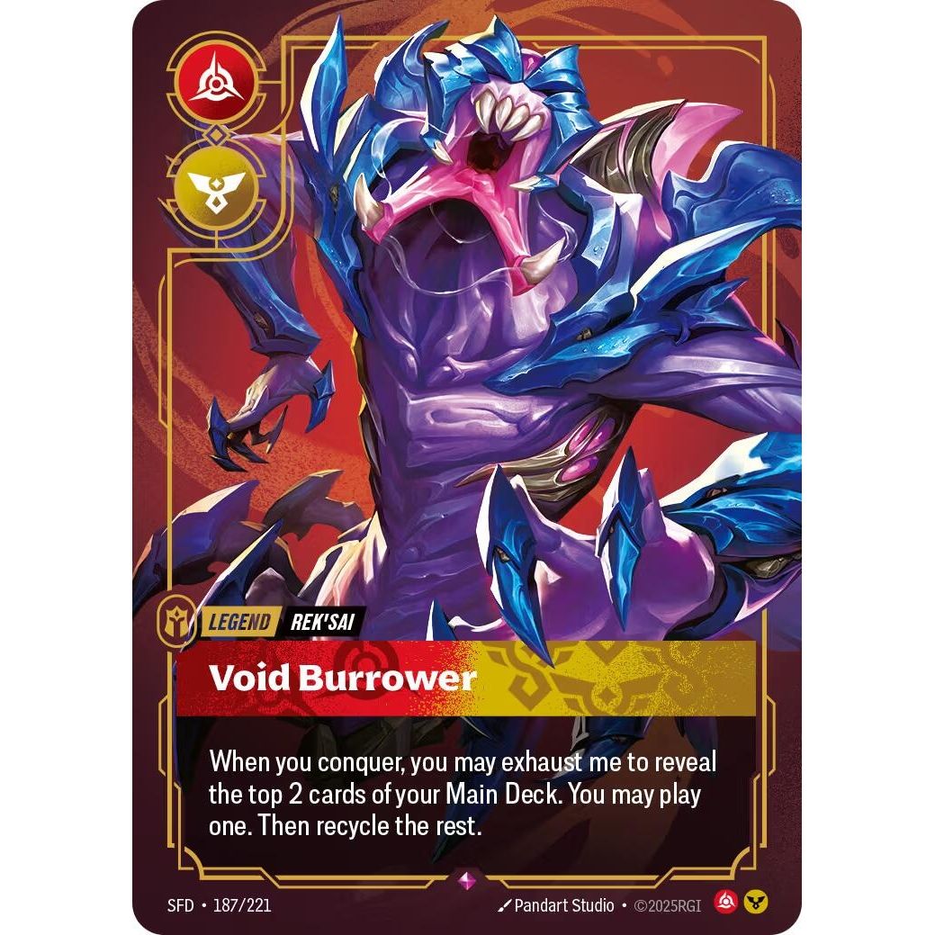 Rek'sai - Void Burrower (187/221) (Spiritforged) - PokeBox USA