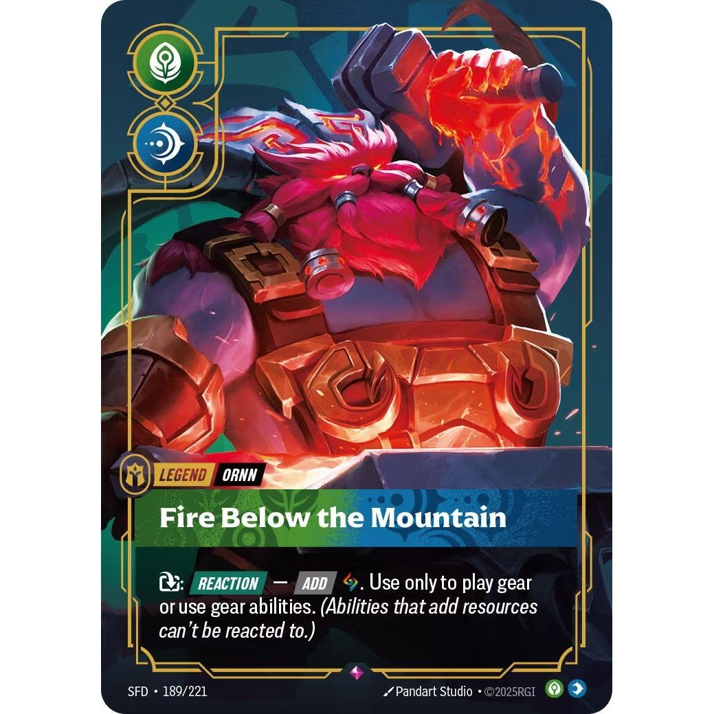 Ornn - Fire Below the Mountain (189/221) (Spiritforged) - PokeBox USA