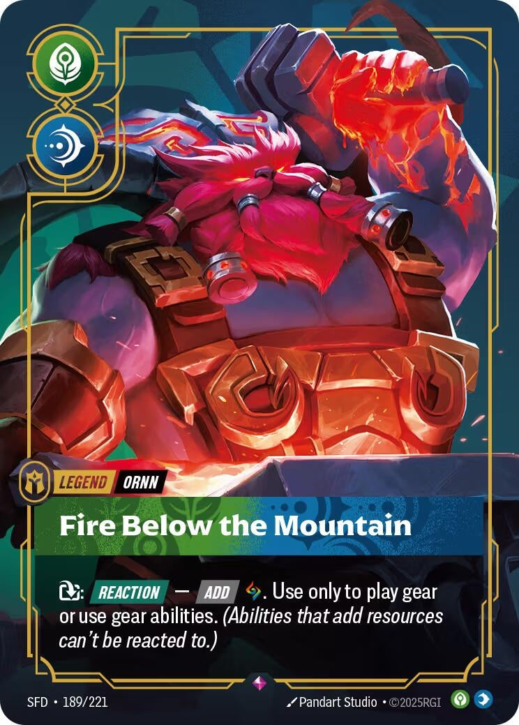 Ornn - Fire Below the Mountain (189/221) (Spiritforged) - PokeBox USA