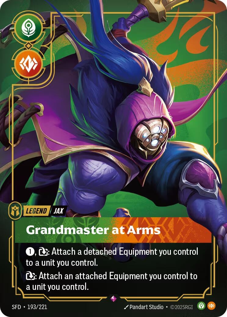 Image for Jax - Grandmaster At Arms (193/221) (Spiritforged) (SFD) - Riftbound: League of Legends Trading Card Game