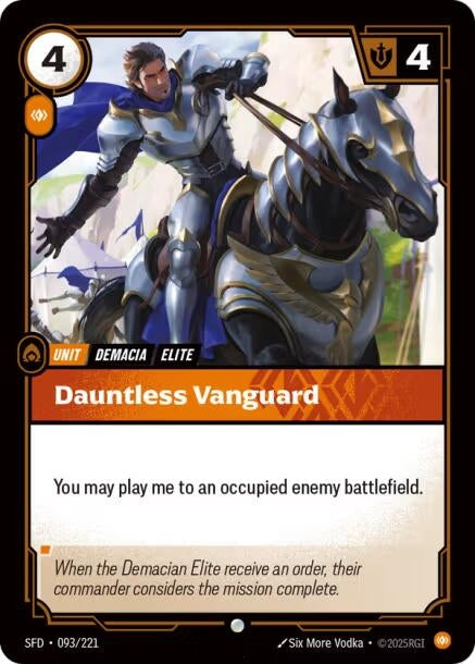 Image for Dauntless Vanguard (093/221) (Spiritforged) (SFD) - Riftbound: League of Legends Trading Card Game