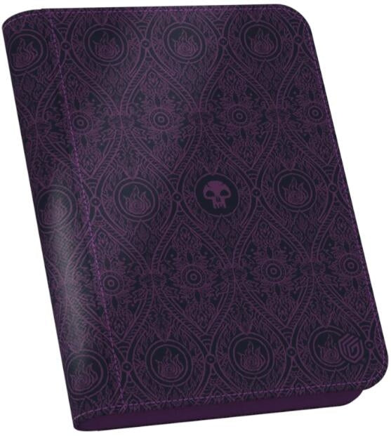 Image for Magic: The Gathering Avatar: The Last Airbender Zipfolio 160 Xenoskin - Black Mana - Storage Albums