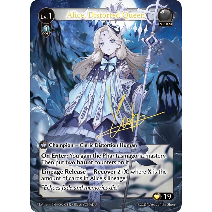 Image for Alice, Distorted Queen (CSR) (002) (Phantom Monarchs) - Grand Archive TCG