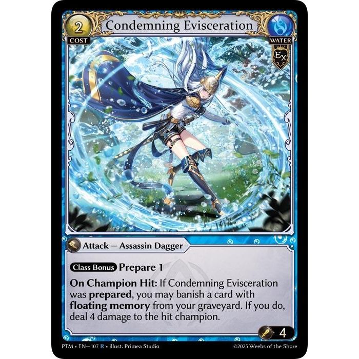Image for Condemning Evisceration (107) (Phantom Monarchs) - Grand Archive TCG