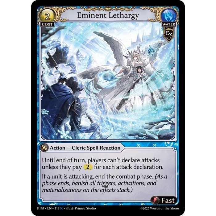 Image for Eminent Lethargy (113) (Phantom Monarchs) - Grand Archive TCG