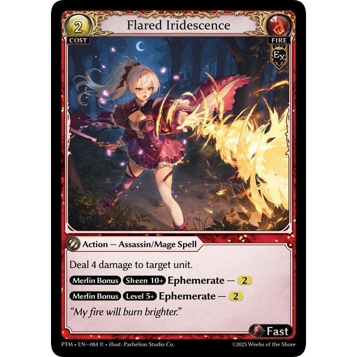 Image for Flared Iridescence (084) (Phantom Monarchs) - Grand Archive TCG
