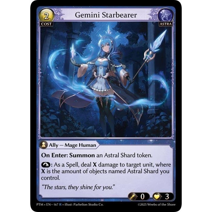 Image for Gemini StarBearer (167) (Phantom Monarchs) - Grand Archive TCG