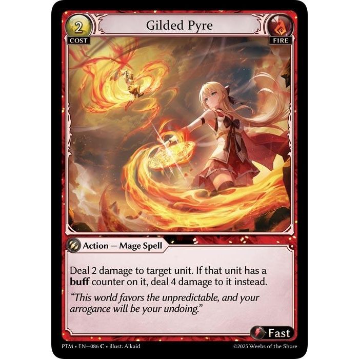 Image for Gilded Pyre (086) (Phantom Monarchs) - Grand Archive TCG