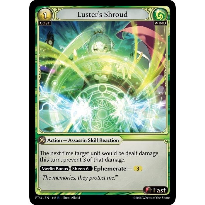 Image for Luster's Shroud (148) (Phantom Monarchs) - Grand Archive TCG