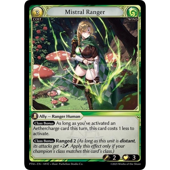 Image for Mistral Ranger (149) (Phantom Monarchs) - Grand Archive TCG
