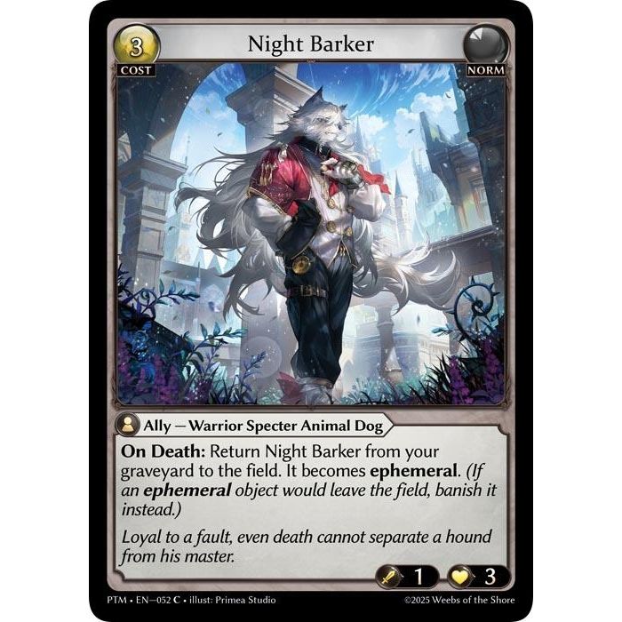 Image for Night Barker (052) (Phantom Monarchs) - Grand Archive TCG