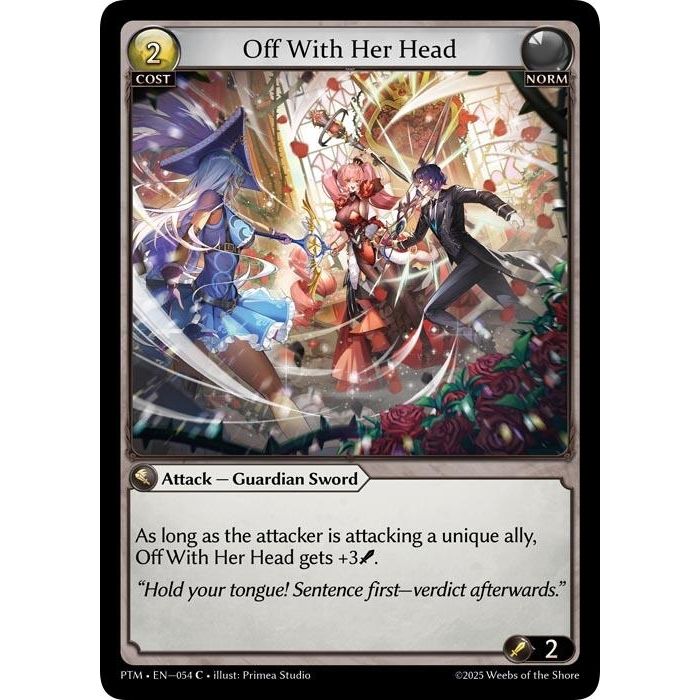 Image for Off With Her Head (054) (Phantom Monarchs) - Grand Archive TCG