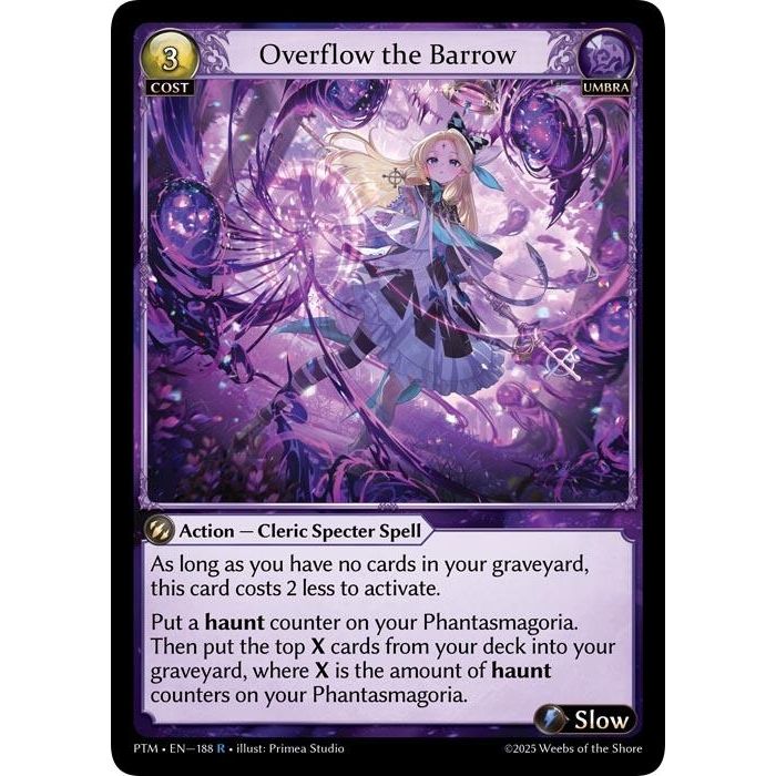 Image for Overflow the Barrow (188) (Phantom Monarchs) - Grand Archive TCG