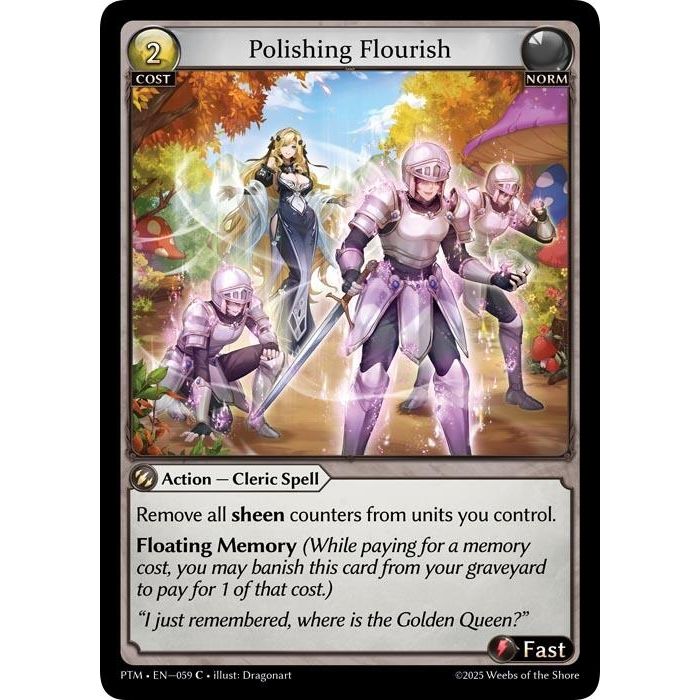 Image for Polishing Flourish (059) (Phantom Monarchs) - Grand Archive TCG