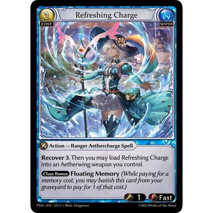 Image for Refreshing Charge (123) (Phantom Monarchs) - Grand Archive TCG