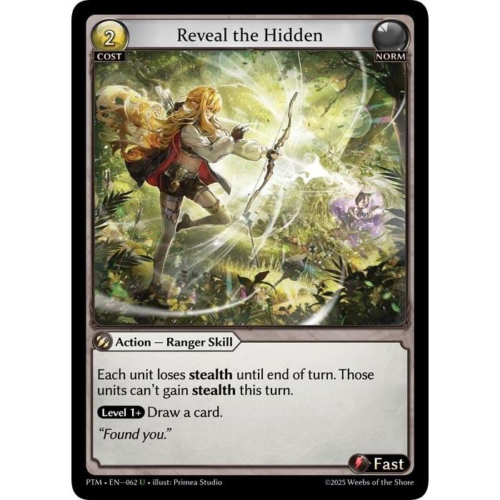 Image for Reveal the Hidden (062) (Phantom Monarchs) - Grand Archive TCG